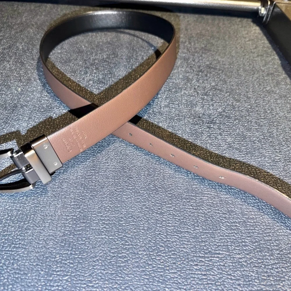 John Henry Reversible Belt Black Brown Men's Size 32